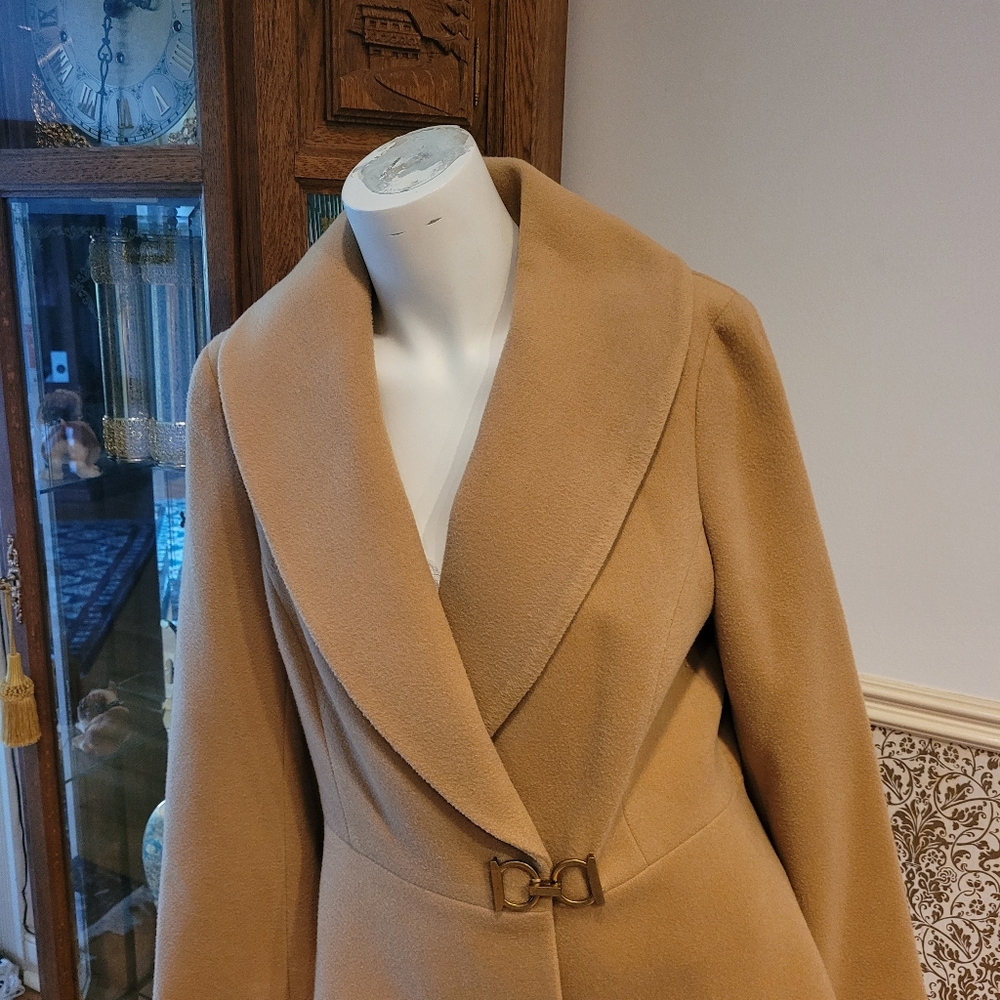Jones New York Tan Blazer Classic Tailored Design